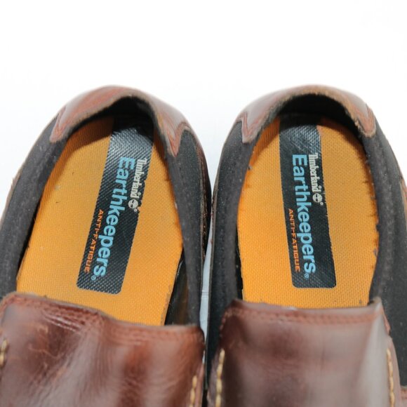 Timberland Mens Mt Kisco Loafer Size 9.5 Brown Leather Driving Slip On Lug Shoe main image 12